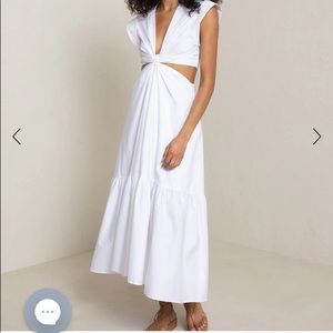 White cotton A.L.C. dress in stores now! NWT! Perfect for summer!